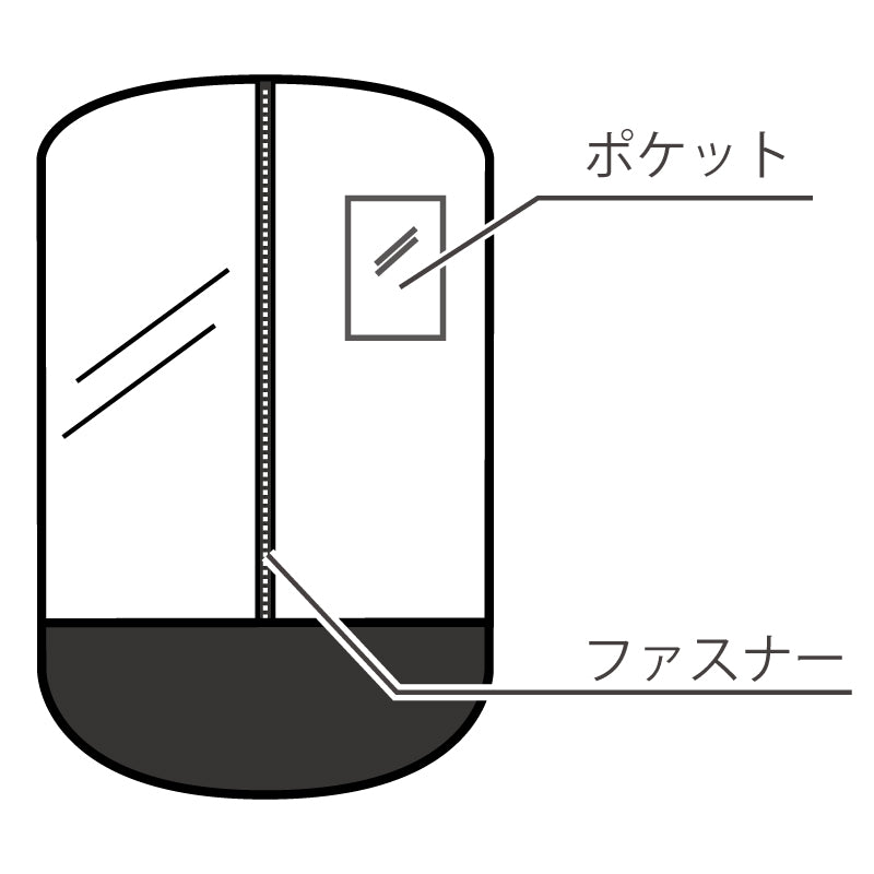 キャリーバッグ 内面透明タイプ